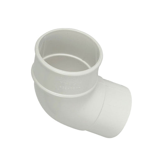 112.5 degree bend in white - round
