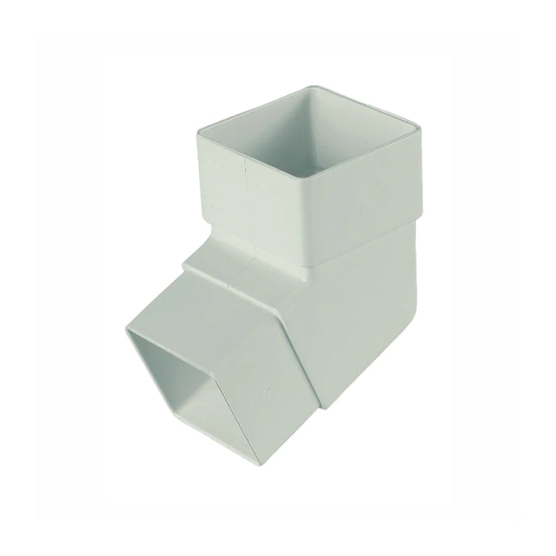 112.5 degree bend in white - square