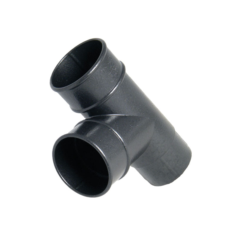 112.5 degree branch in anthracite - round