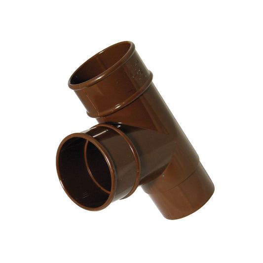 112.5 degree branch in brown - round