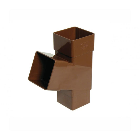 112.5 degree branch in brown- square