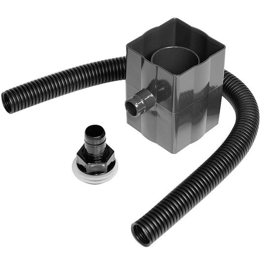 Black rainwater divertor