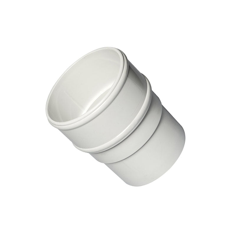 Connector in white - round