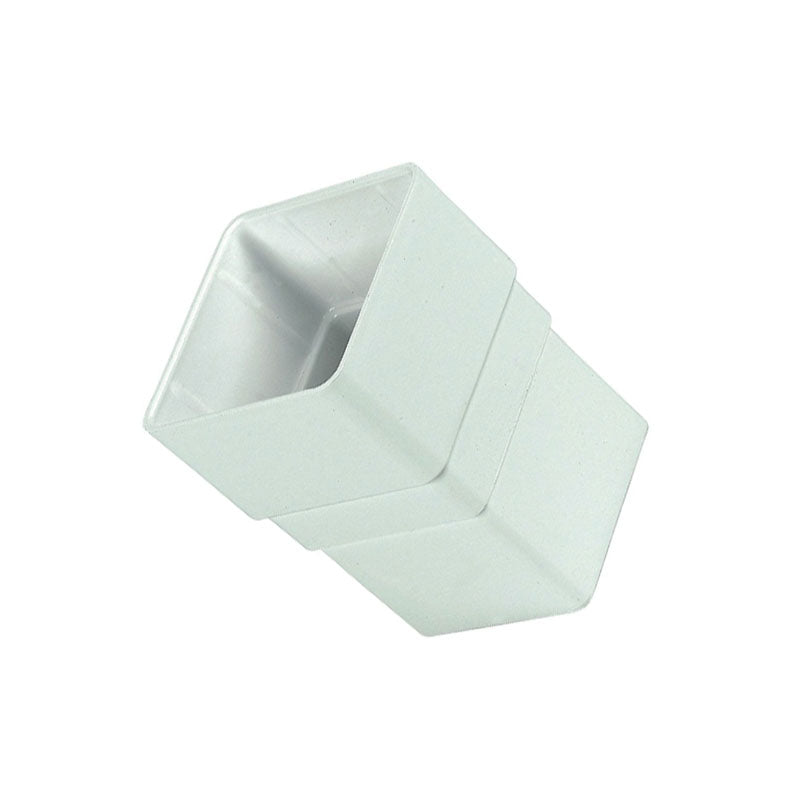 Connector in white - square