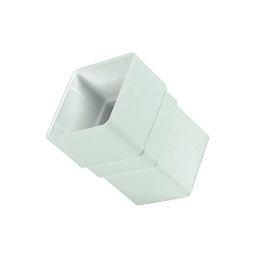 Connector in white - square