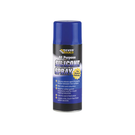 Silicone lubricating spray