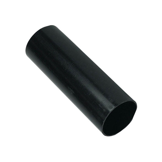 2.5m downpipe in black - round