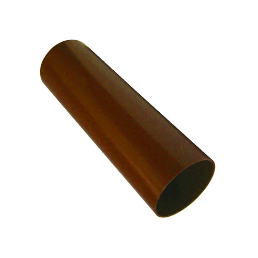 2.5m downpipe in brown - round
