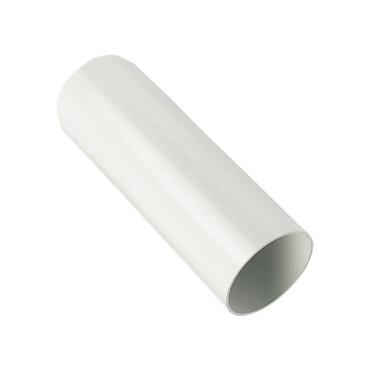 2.5m downpipe in white - round