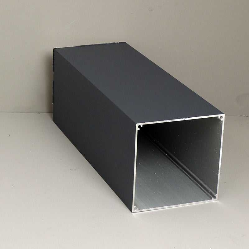 Box Section Extendable Box section 110x110x3000mm in anthracite - thegardenspace.co