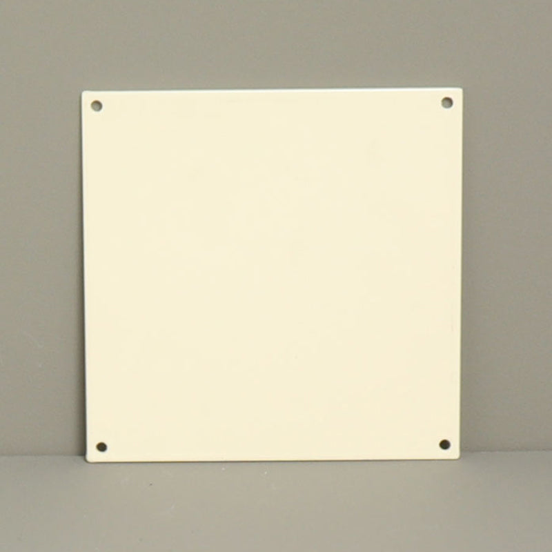 Cover plate for 110x110mm box section in cream