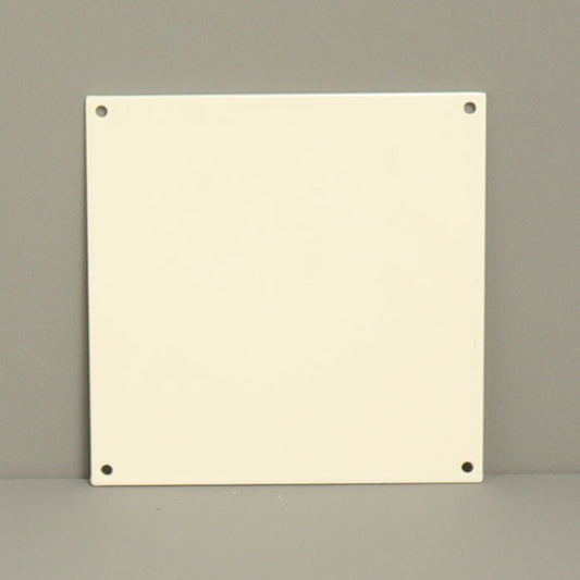 Cover plate for 110x110mm box section in cream
