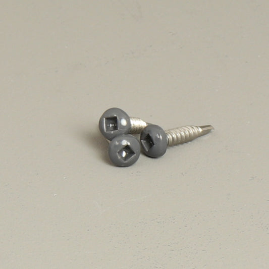 Grey head screws 4.2 x 19mm - set of 20