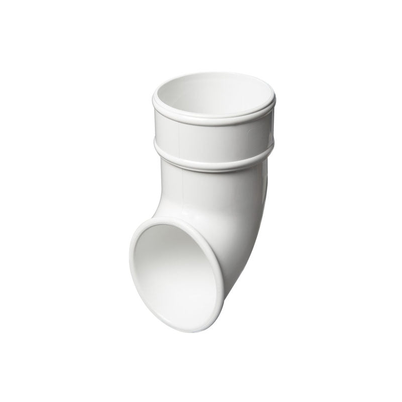 Shoe in white - round