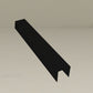 Glass Sliding Door System Side Profiles In Black / Panels Housed: 2 / Length: 6000mm- single piece