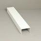 Glass Sliding Door System Side Profiles In White / Panels Housed: 3 / Length: 6000mm- single piece