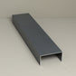 Glass Sliding Door System Side Profiles In Anthracite / Panels Housed: 4 / Length: 2500mm - set of 2
