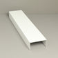 Glass Sliding Door System Side Profiles In White / Panels Housed: 4 / Length: 6000mm- single piece
