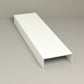 Glass Sliding Door System Side Profiles In White / Panels Housed: 5 / Length: 2500mm - set of 2
