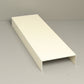 Glass Sliding Door System Side Profiles In Cream / Panels Housed: 6 / Length: 6000mm- single piece