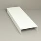Glass Sliding Door System Side Profiles In White / Panels Housed: 6 / Length: 2500mm - set of 2